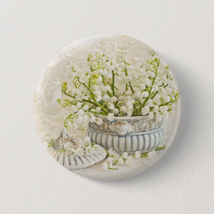 Badge Rond 5 Cm Le muguet