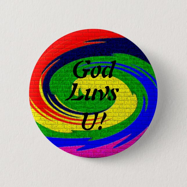 Badge Rond 5 Cm Le mur (Devant)