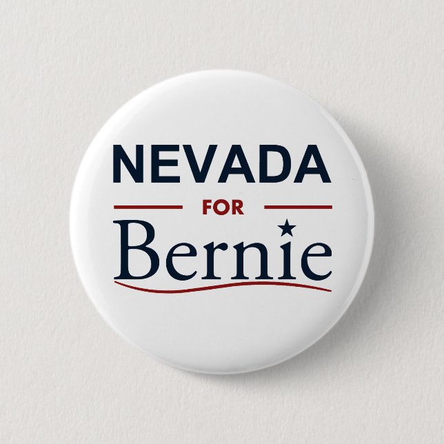 Badge Rond 5 Cm Le Nevada pour Bernie (Devant)