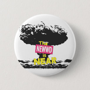 Badge Rond 5 Cm Le Newwd est bouton proche