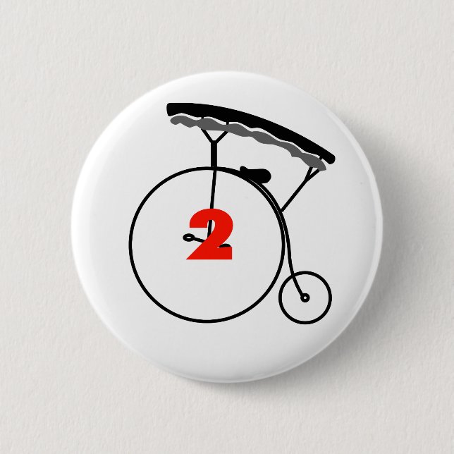 Badge Rond 5 Cm Le nouveau numéro 2 (Devant)