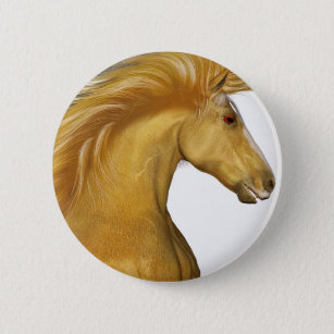 Badge Rond 5 Cm Le Palomino d'or