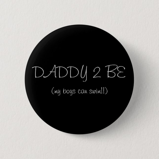 Badge Rond 5 Cm Le papa 2 soit - customisé (Devant)