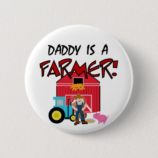 Badge Rond 5 Cm Le papa est des T-shirts et des cadeaux d'un (Devant)