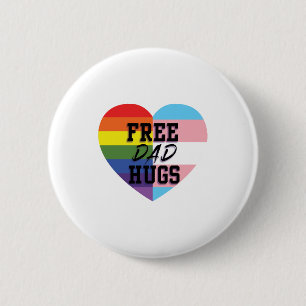 Badge Rond 5 Cm Le papa libre étreint des marchandises de qualit