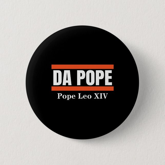 Badge Rond 5 Cm Le pape de Chicago Leo Xiv Le cardinal Robert Prev (Devant)