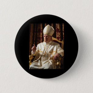 Badge Rond 5 Cm Le Pape Trump Drôle Le Président Trump Veut Être L