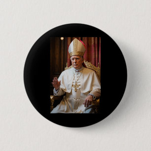 Badge Rond 5 Cm Le Pape Trump Drôle Le Président Trump Veut Être L