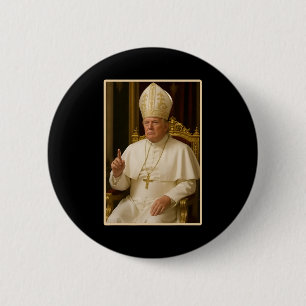 Badge Rond 5 Cm Le Pape Trump Drôle Le Président Trump Veut Être L