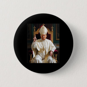 Badge Rond 5 Cm Le Pape Trump Drôle Le Président Trump Veut Être L