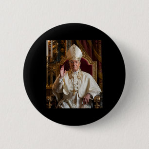 Badge Rond 5 Cm Le Pape Trump Drôle Le Président Trump Veut Être L