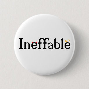 Badge Rond 5 Cm Le paradis et l'enfer insupportables