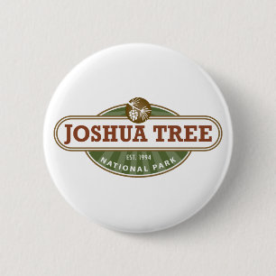 Badge Rond 5 Cm Le Parc national de Joshua Tree