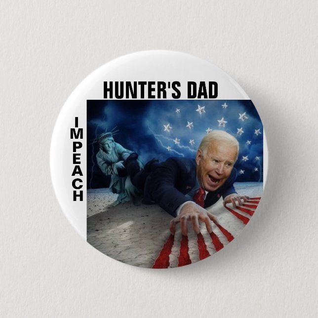 Badge Rond 5 Cm Le père de Hunter's (Devant)