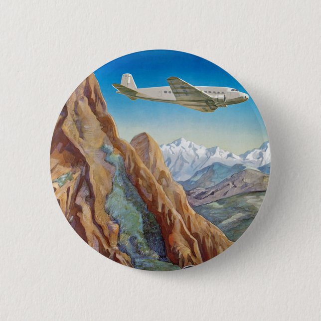 Badge Rond 5 Cm Le Pérou des Inca (Devant)