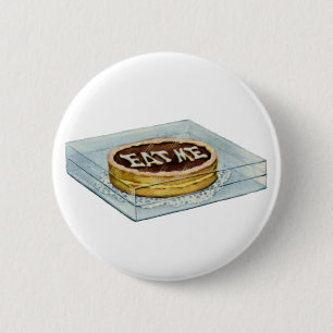 Badge Rond 5 Cm Le petit gâteau a indiqué Eat moi, ainsi Alice a