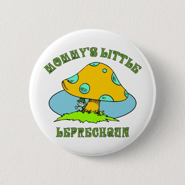 Badge Rond 5 Cm Le petit lutin de la maman (Devant)