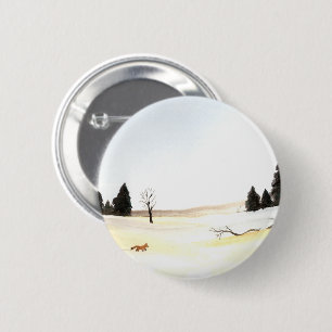 Badge Rond 5 Cm Le Petit Renard