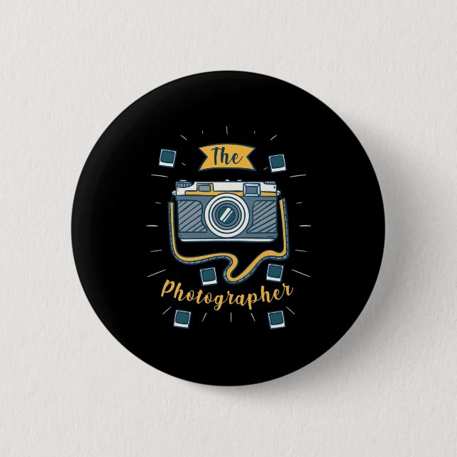Badge Rond 5 Cm Le photographe (Devant)