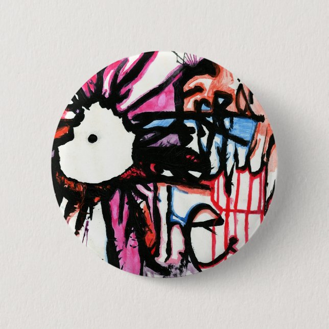 Badge Rond 5 Cm Le Pin de phénomène (Devant)
