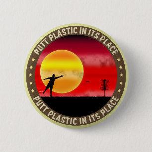 Badge Rond 5 Cm Le Plastique À La Place