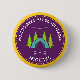 Badge Rond 5 Cm Le plus grand chef scout du monde