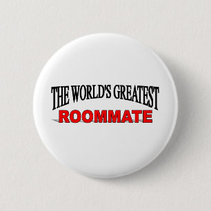 Badge Rond 5 Cm Le plus grand compagnon de chambre du monde