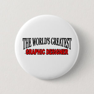 Badge Rond 5 Cm Le plus grand concepteur du monde