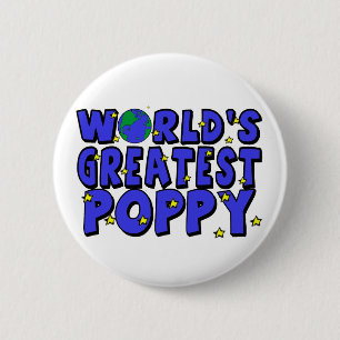 Badge Rond 5 Cm Le plus grand coquelicot du monde