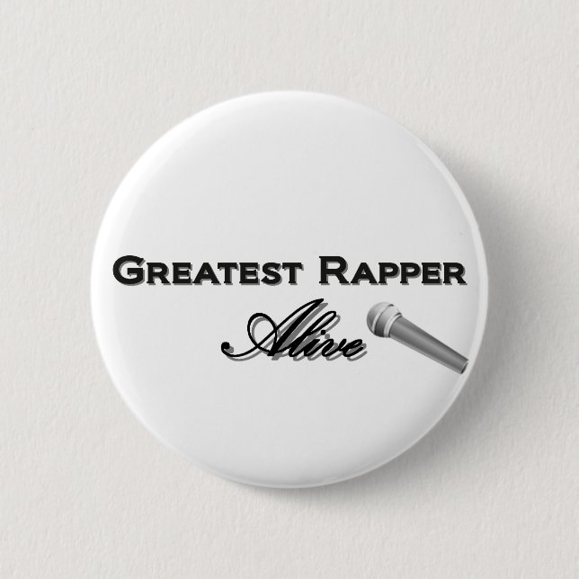 Badge Rond 5 Cm Le plus grand frappeur vivant (Devant)