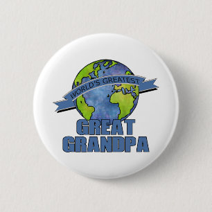 Badge Rond 5 Cm Le plus grand grand grand-papa du monde