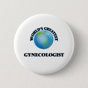 Badge Rond 5 Cm Le plus grand gynécologue du monde