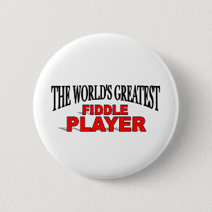 Badge Rond 5 Cm Le plus grand joueur du violon du monde