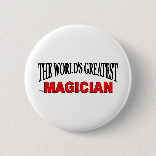 Badge Rond 5 Cm Le plus grand magicien du monde (Devant)