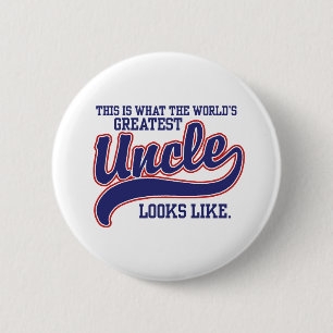 Badge Rond 5 Cm Le plus grand oncle du monde
