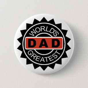 Badge Rond 5 Cm Le plus grand papa du monde