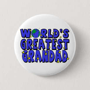 Badge Rond 5 Cm Le plus grand papy    du monde