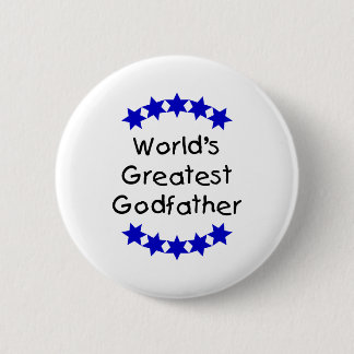 Badge Rond 5 Cm Le plus grand parrain du monde (DK. étoiles