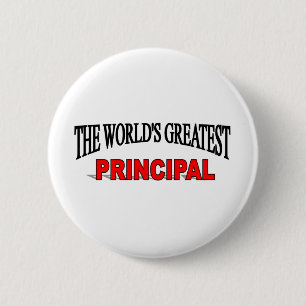 Badge Rond 5 Cm Le plus grand principal du monde