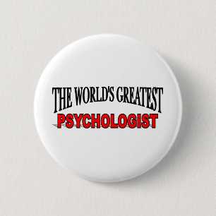 Badge Rond 5 Cm Le plus grand psychologue du monde