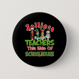 Badge Rond 5 Cm Le Plus Jolis Groupe D'Enseignants De Ce Côté De L