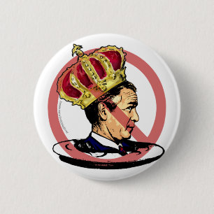 Badge Rond 5 Cm Le plus mauvais jamais Président Anti Bush Gear