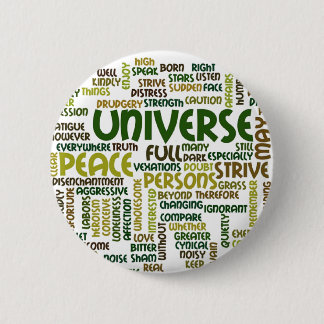 Badge Rond 5 Cm Le poème de motivation de desiderata exprime le