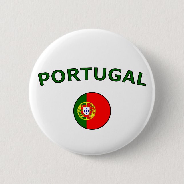 Badge Rond 5 Cm Le Portugal (Devant)
