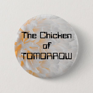 Badge Rond 5 Cm Le poulet du DEMAIN