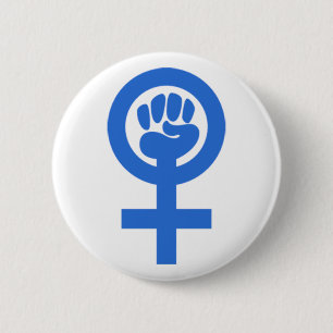Badge Rond 5 Cm Le pouvoir des femmes