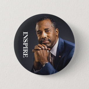 Badge Rond 5 Cm Le président 2016 de Ben Carson INSPIRENT