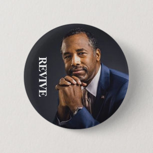 Badge Rond 5 Cm Le président 2016 de Ben Carson RÉTABLISSENT