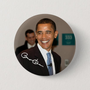 Badge Rond 5 Cm Le Président Barack Obama