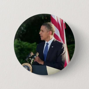 Badge Rond 5 Cm Le Président Barack Obama